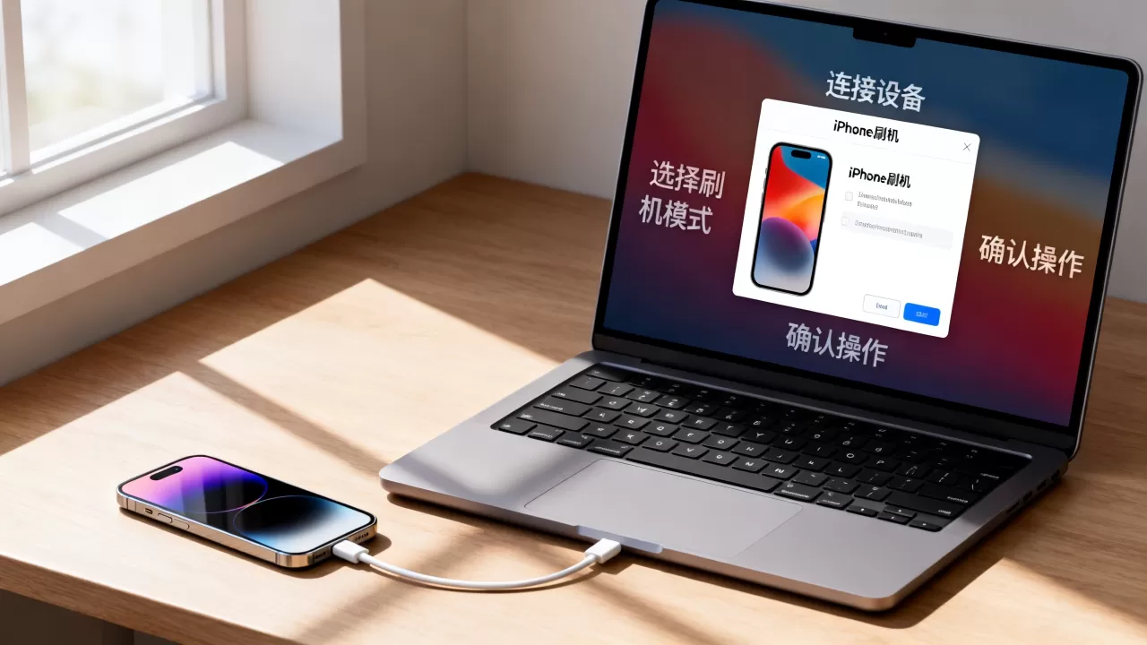 iphone远程刷机怎么操作，iphone远程刷机