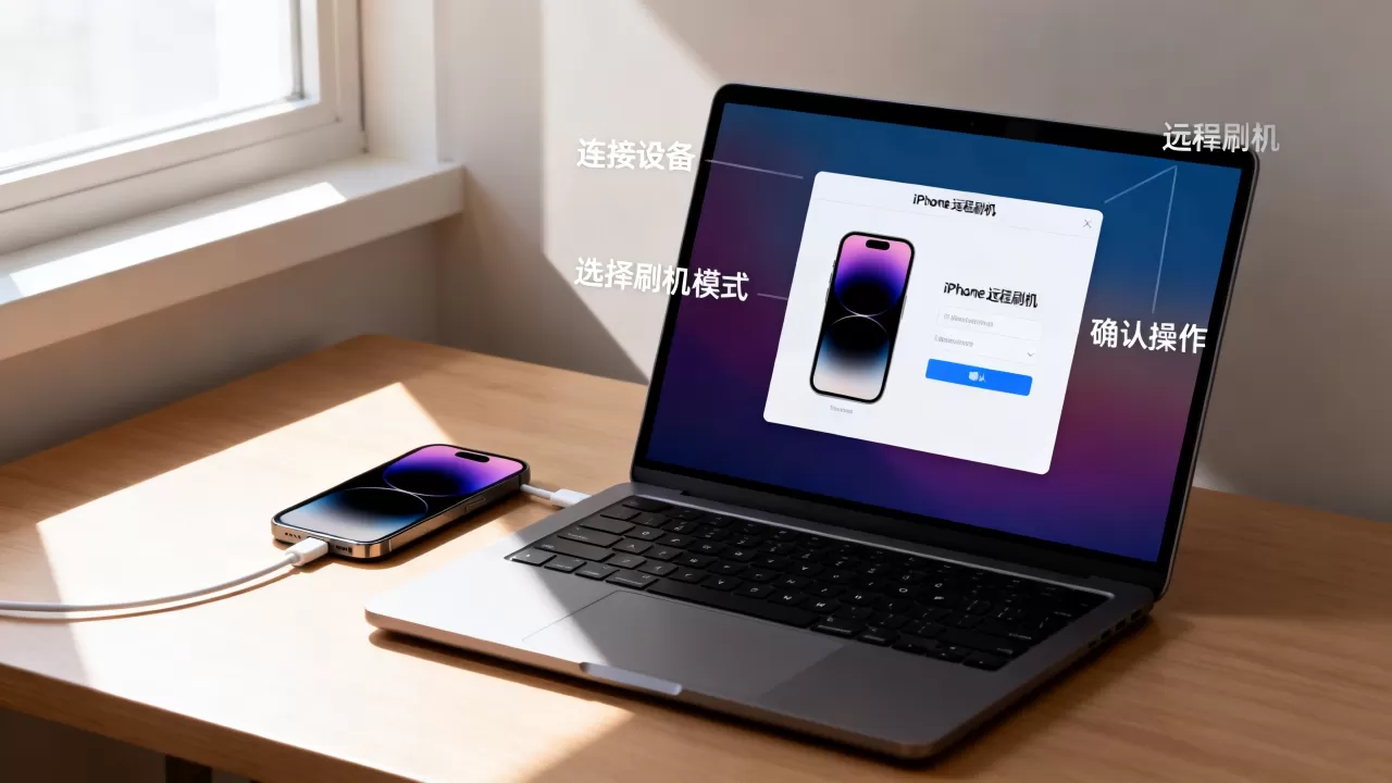iphone远程刷机怎么操作，iphone远程刷机