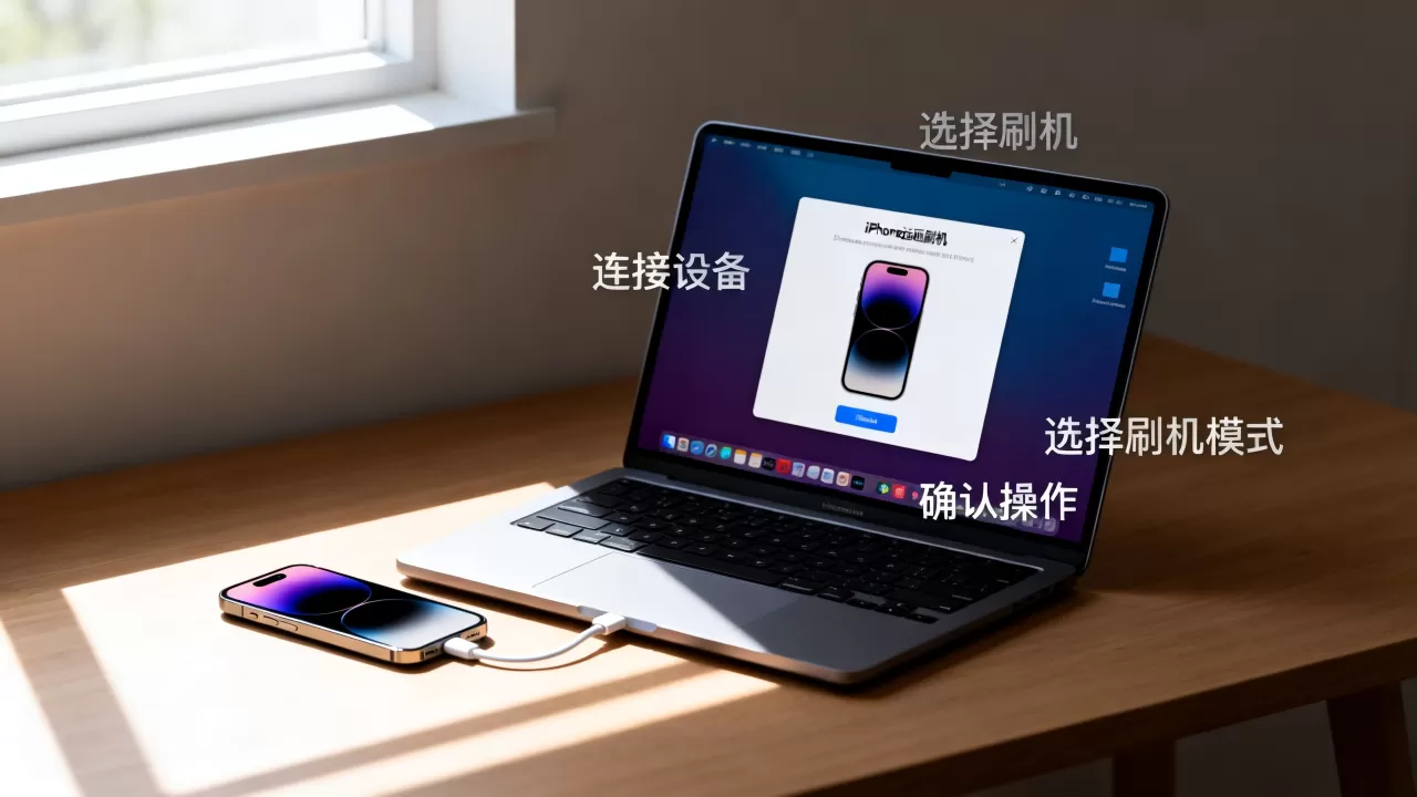 iphone远程刷机怎么操作，iphone远程刷机