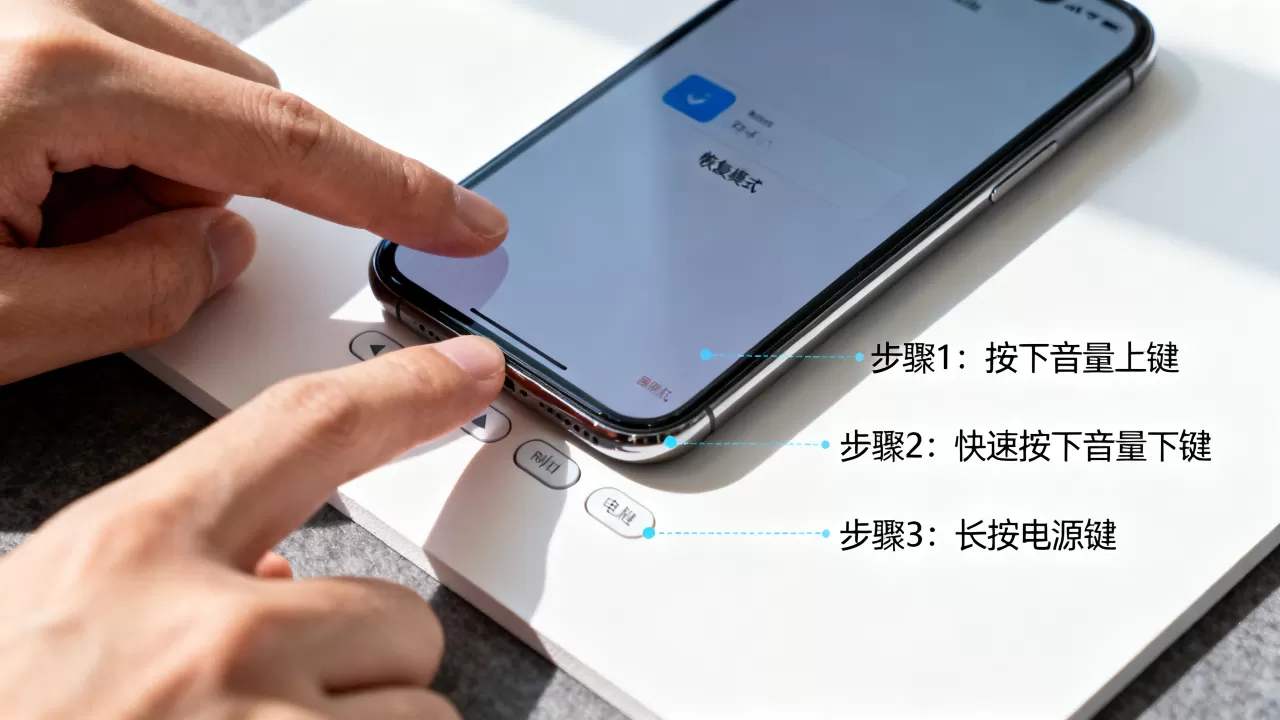 iphone刷机按键怎么按？苹果强制重启进入恢复模式教程