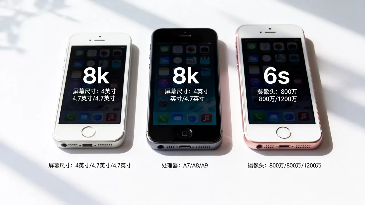 iphone5s 6 6s对比哪个值得买，iphone5s 6 6s对比