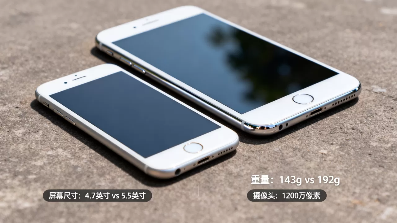 iphone6s和6s plus区别，iphone6s和6s plus哪个好