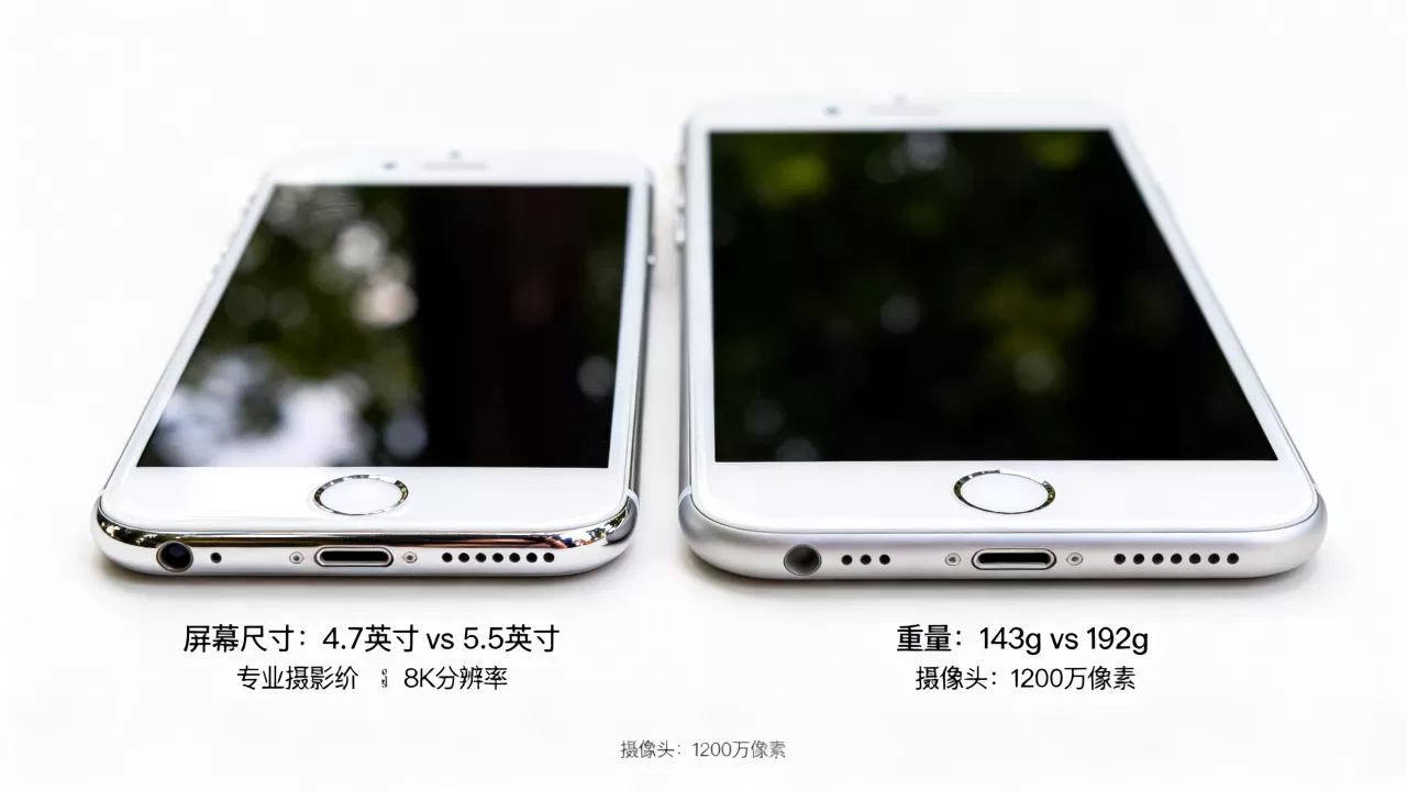 iphone6s和6s plus区别，iphone6s和6s plus哪个好