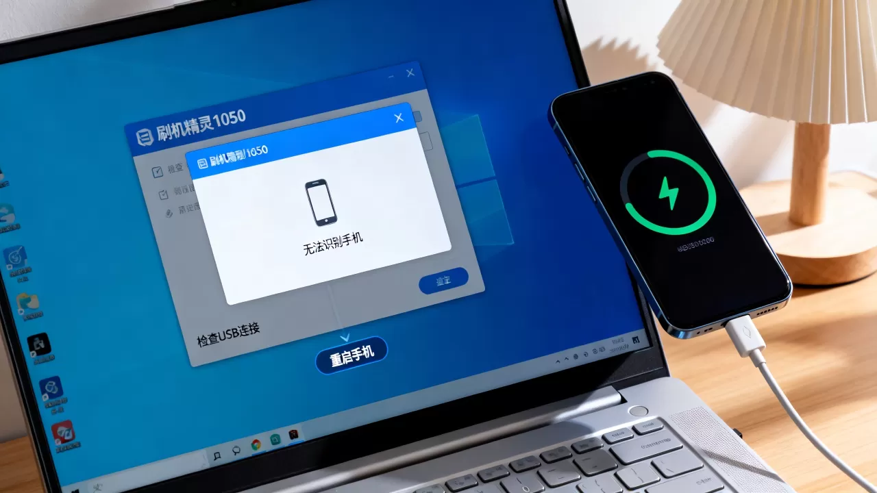 刷机精灵1050无法识别手机怎么办，刷机精灵1050