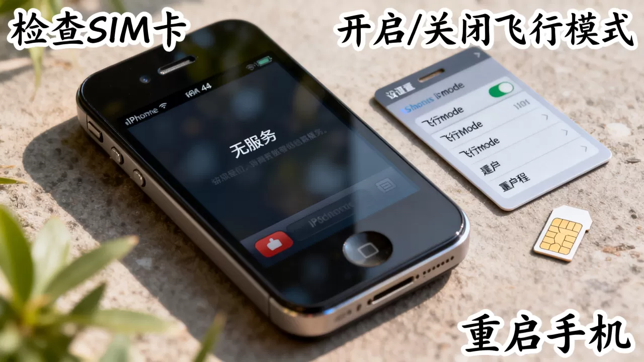 iphone4s无服务怎么办，iphone4s无服务解决方法