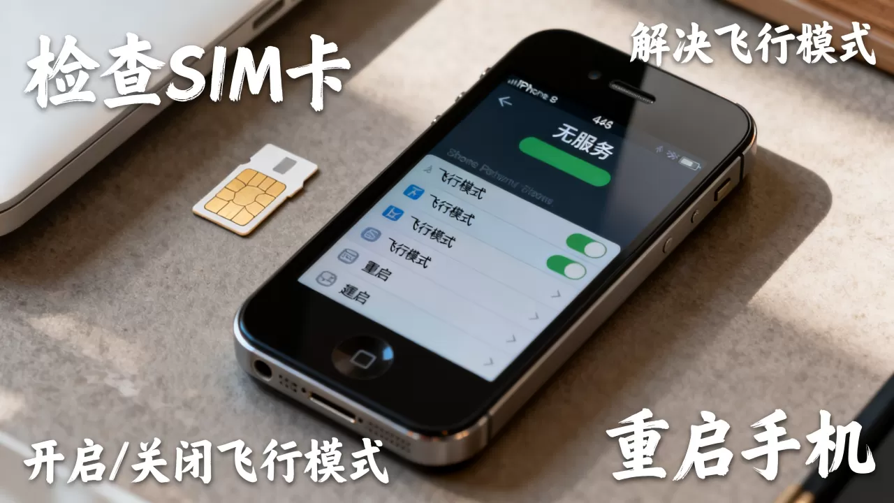 iphone4s无服务怎么办，iphone4s无服务解决方法
