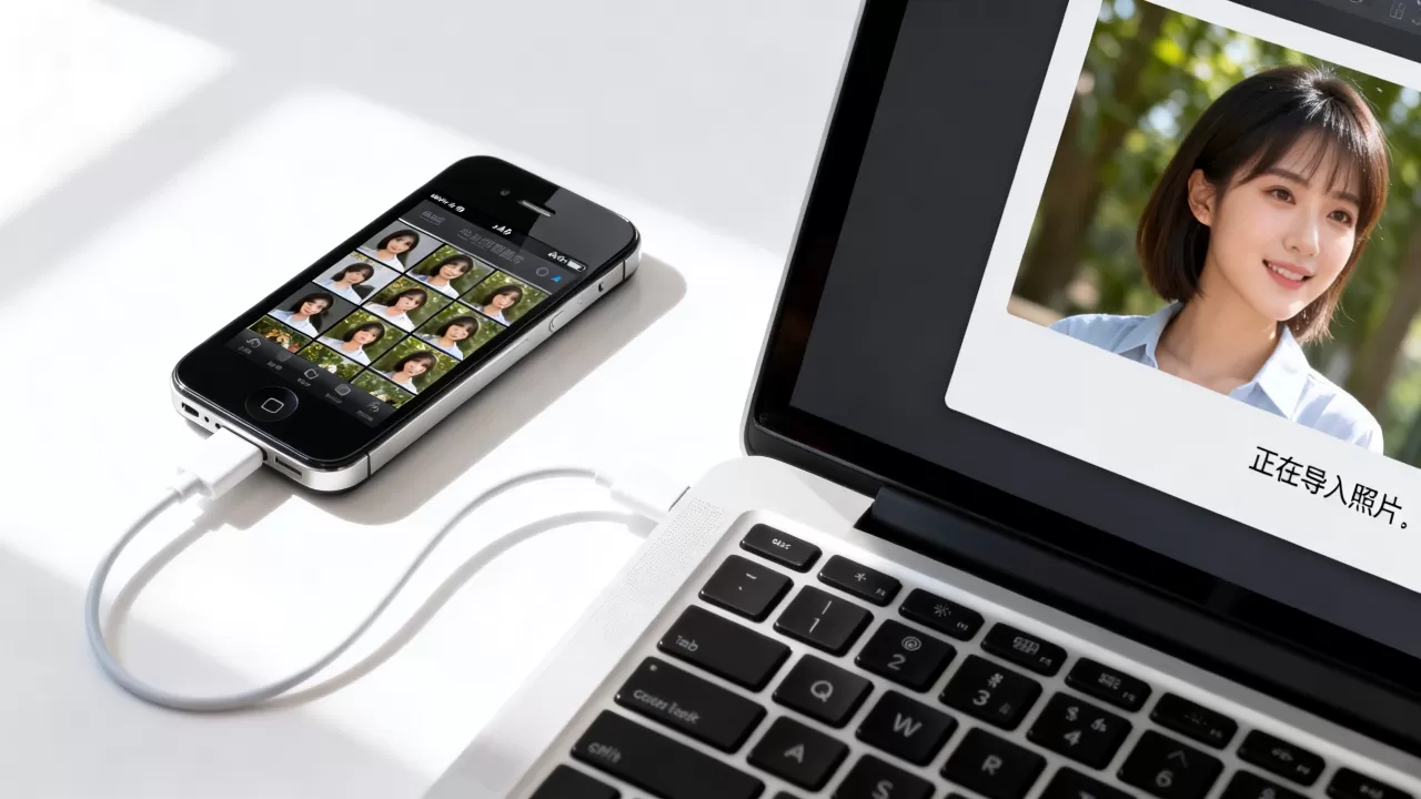iPhone4s照片怎么导入电脑，iPhone导入电脑方法