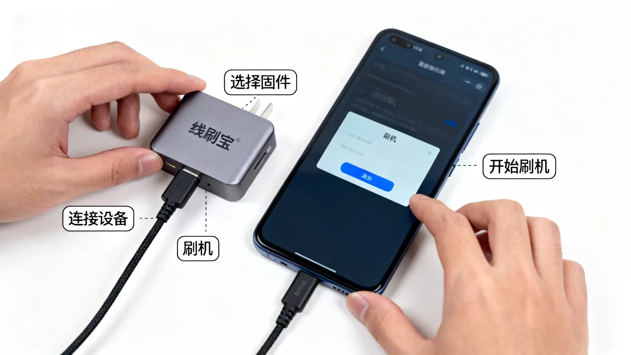 用线刷宝怎样刷机?线刷宝刷机教程 用线刷宝怎样刷机?线刷宝刷机教程