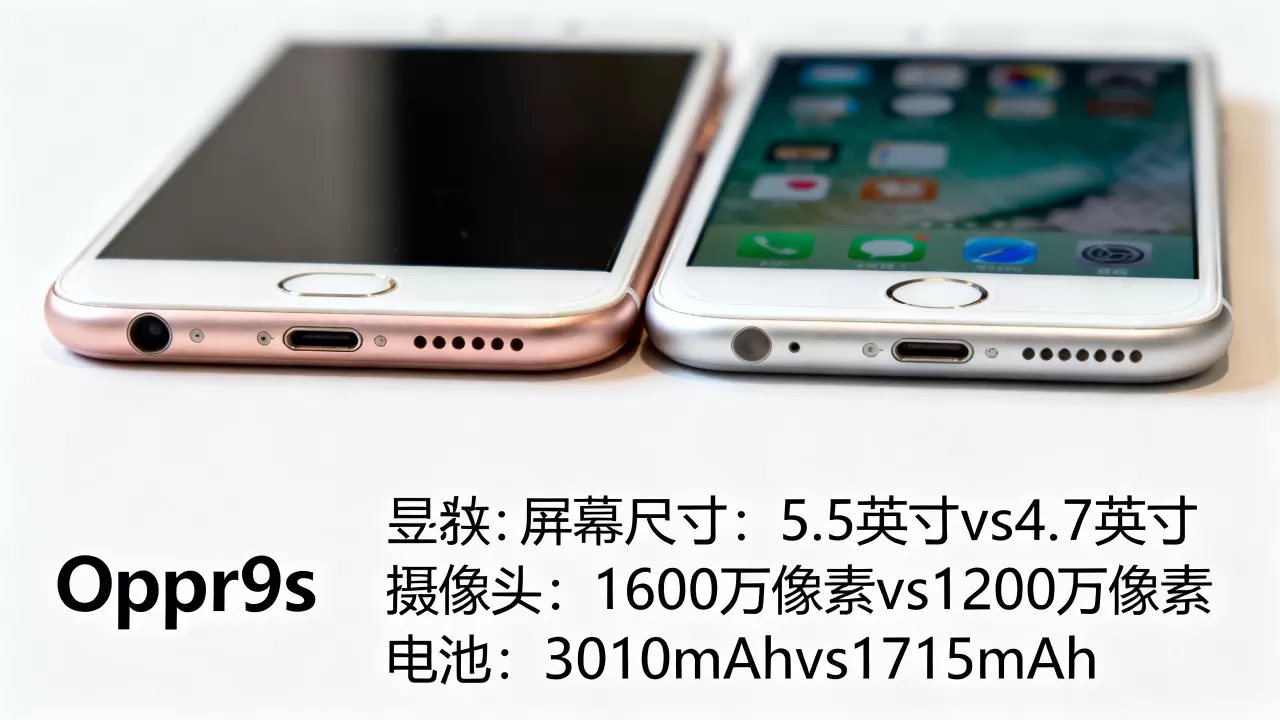 oppor9s和iphone6s哪个好?手机对比评测 oppor9s和iphone6s哪个好?手机对比评测