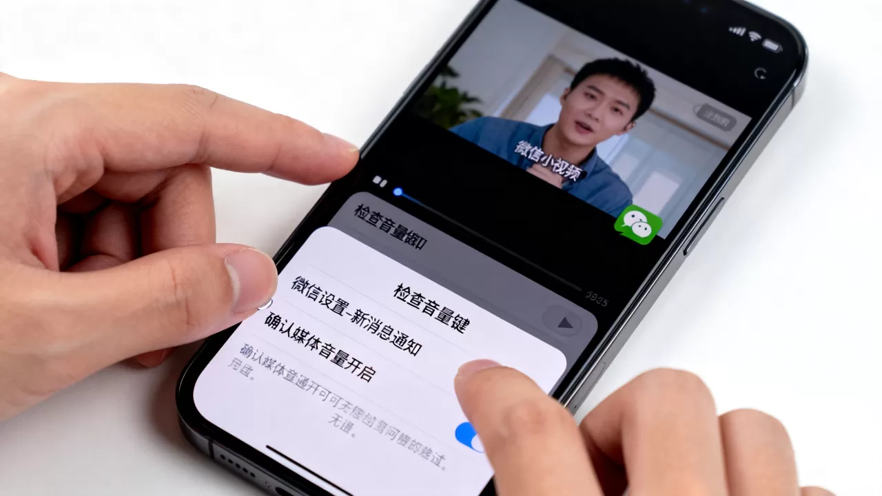 iphone微信小视频没声音怎么办?苹果手机微信视频静音解决方法 iphone微信小视频没声音怎么办?苹果手机微信视频静音解决方法