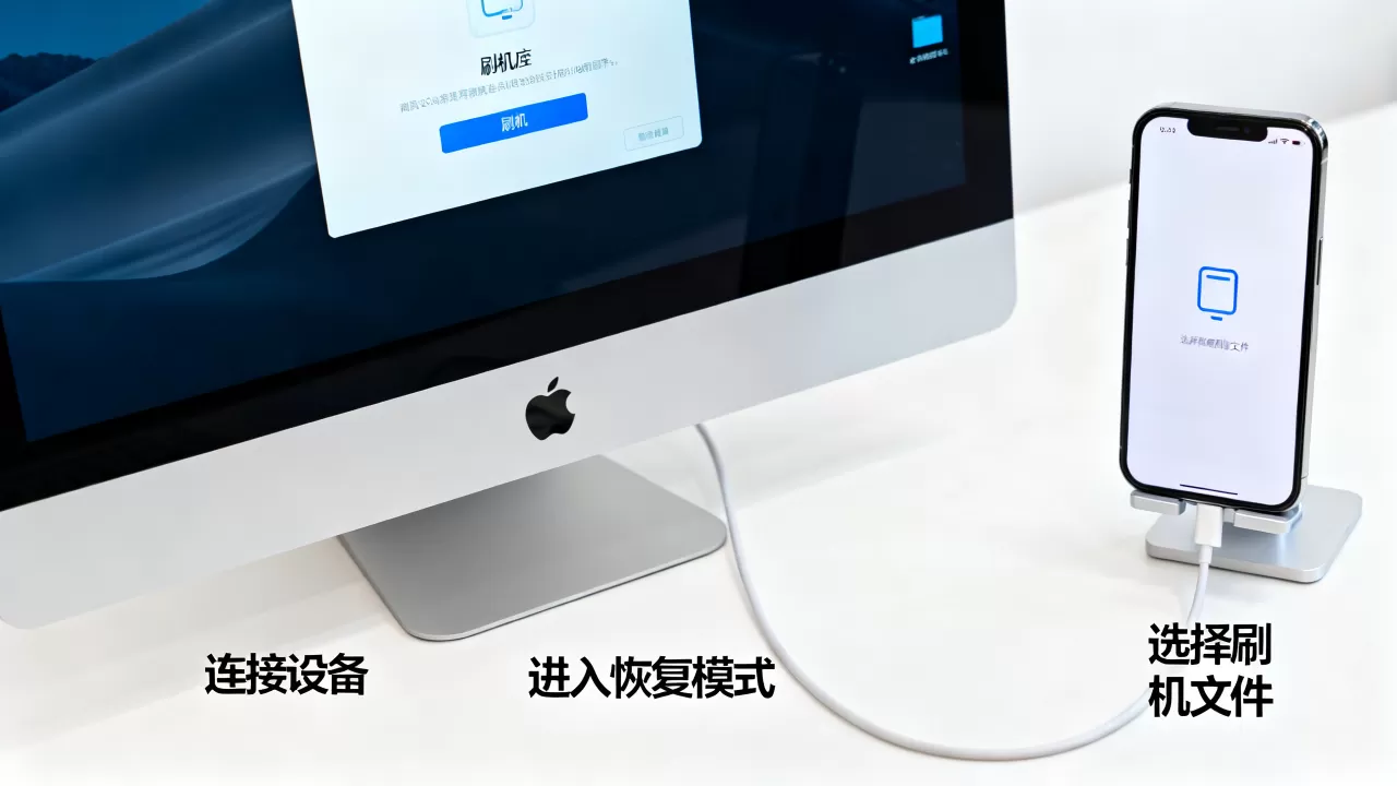 mac ios 刷机教程，mac 怎么给 ios 设备刷机