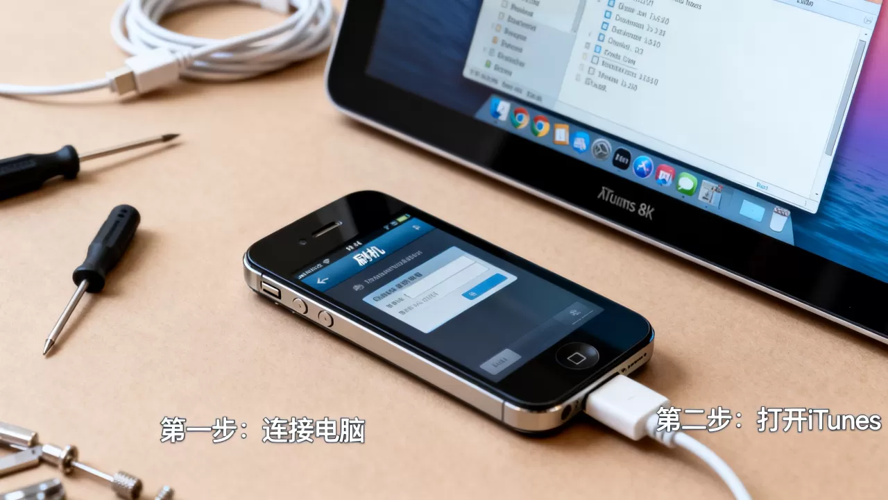 iphone4刷机后无服务怎么办，iphone4刷机教程