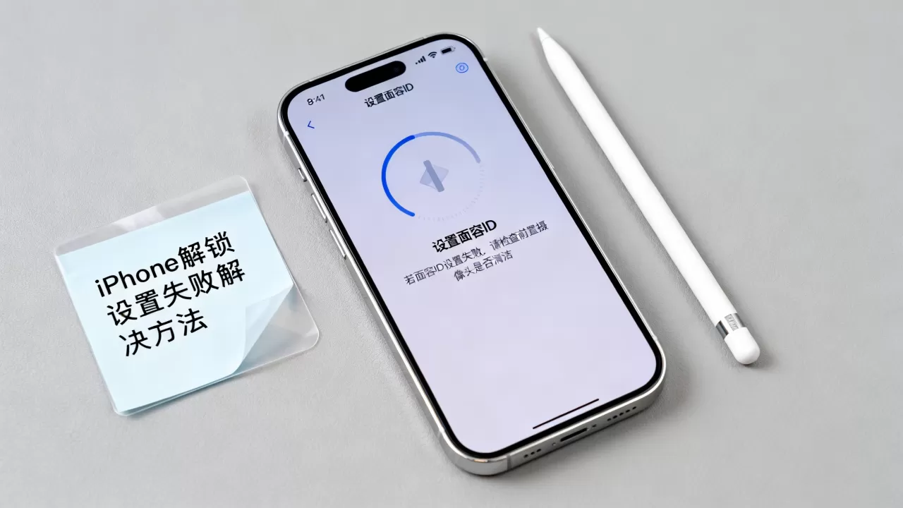 iphone解锁怎么设置不了怎么办，iphone解锁设置失败怎么办