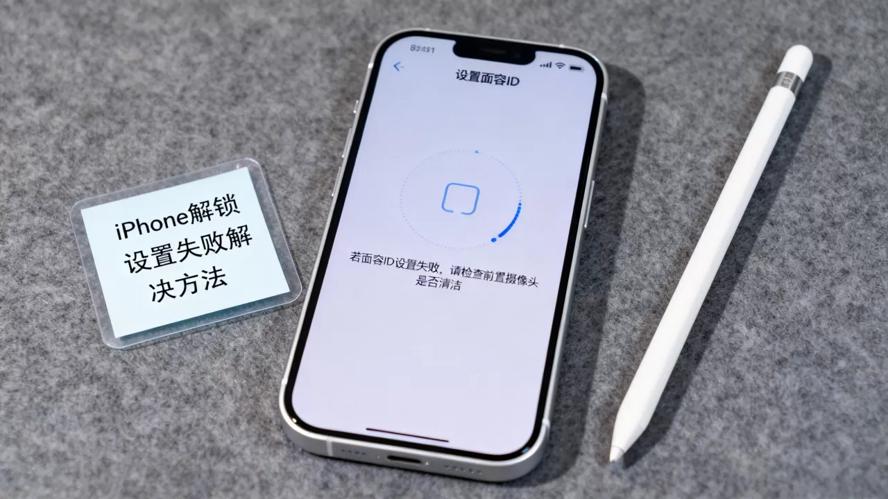 iphone解锁怎么设置不了怎么办，iphone解锁设置失败怎么办