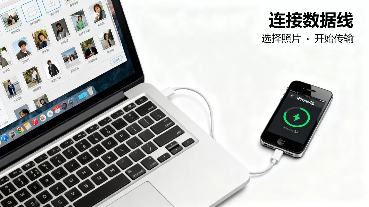 电脑传照片到iphone4s怎么传，电脑照片导入iPhone4s