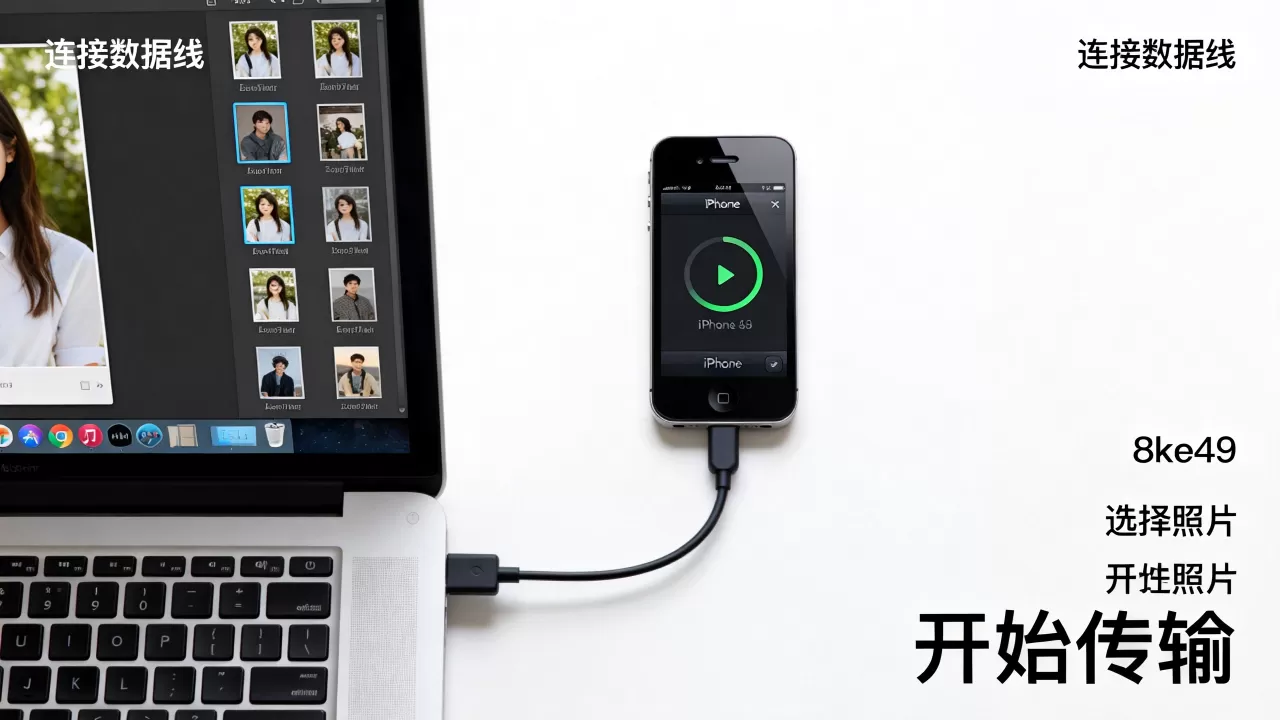 电脑传照片到iphone4s怎么传，电脑照片导入iPhone4s