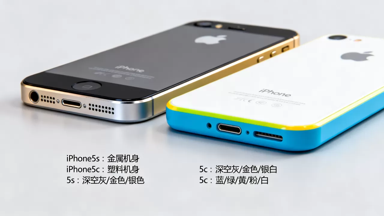 iPhone5s和5c有什么区别，iPhone5s和5c对比