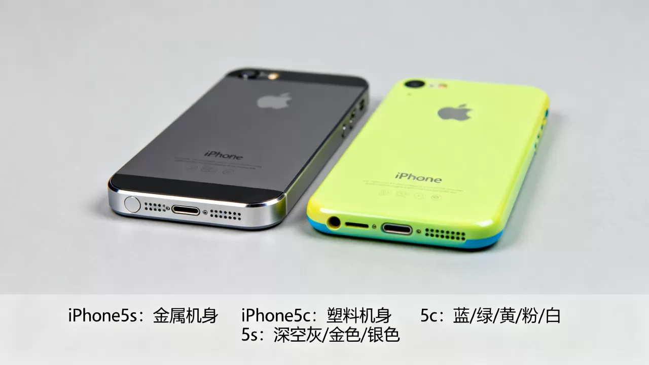 iPhone5s和5c有什么区别，iPhone5s和5c对比