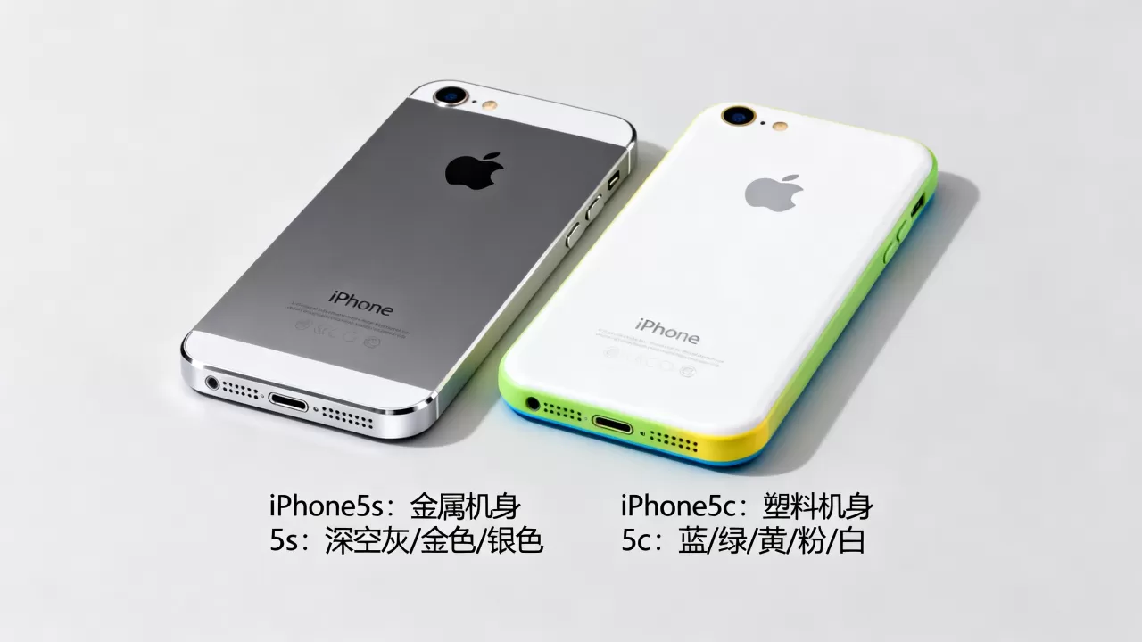 iPhone5s和5c有什么区别，iPhone5s和5c对比