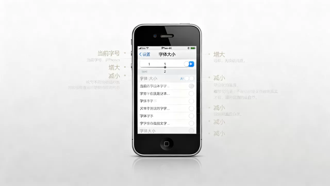 iphone4s字体怎么改,iphone4s字体大小调节方法 iphone4s字体怎么改,iphone4s字体大小调节方法