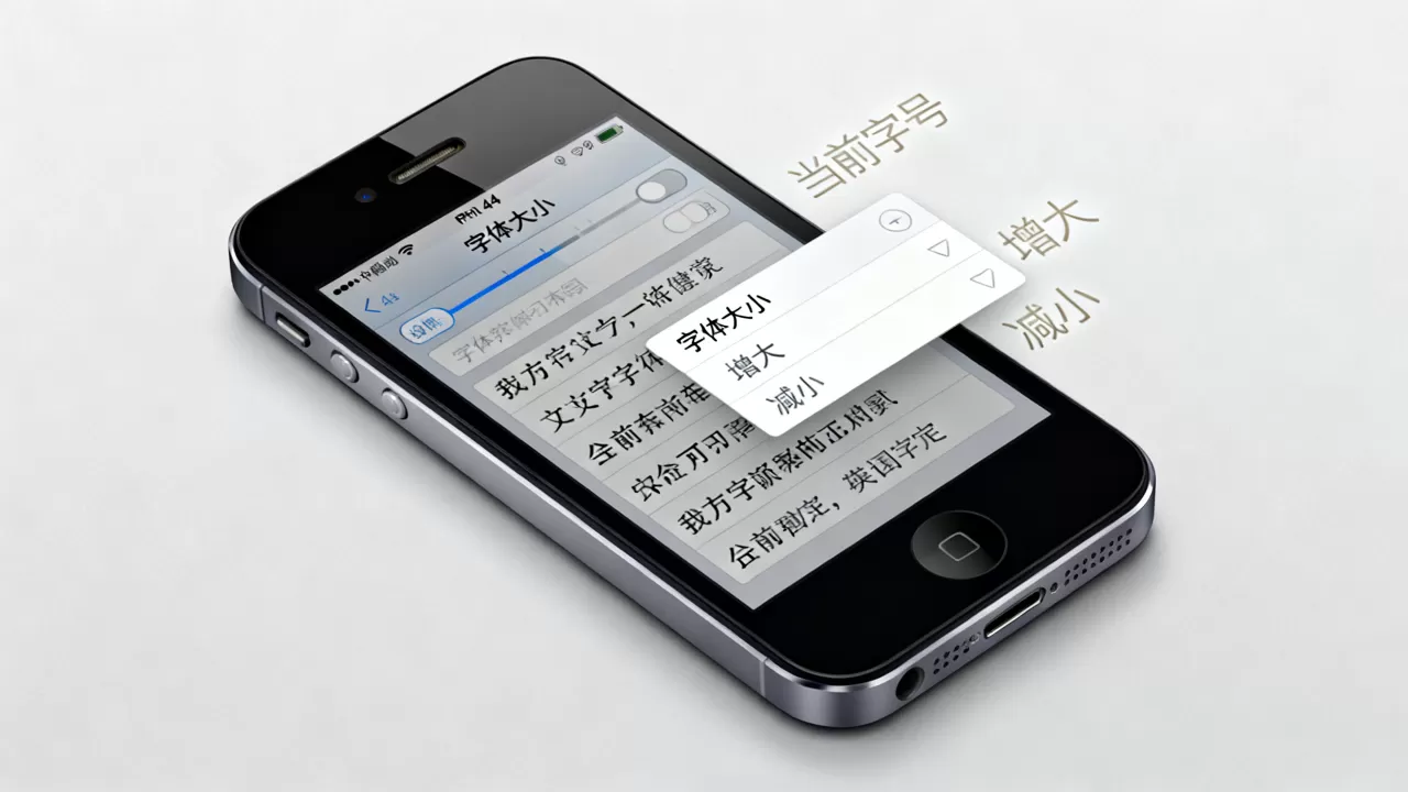 iphone4s字体怎么改,iphone4s字体大小调节方法 iphone4s字体怎么改,iphone4s字体大小调节方法