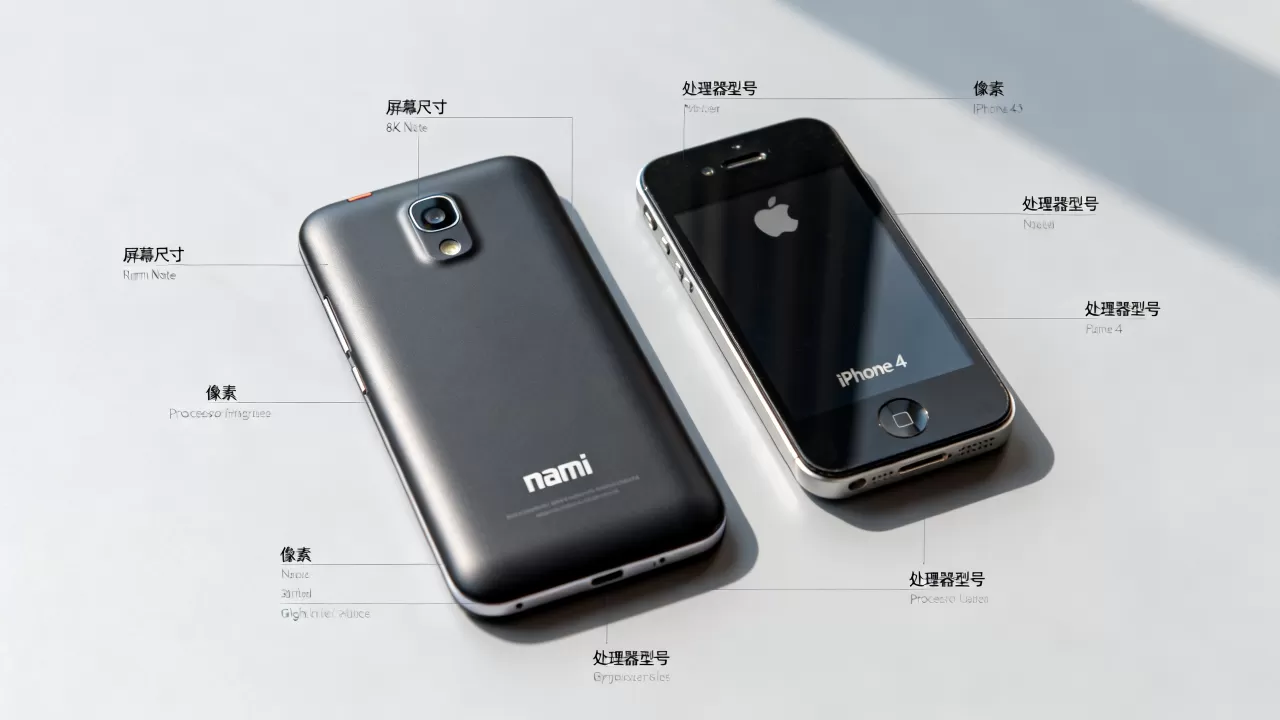 红米note和iphone4s哪个好，红米note和iphone4s