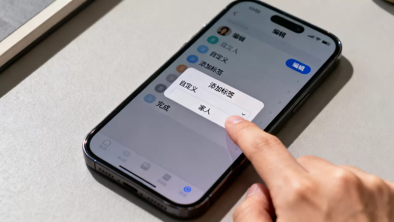 iphone通讯录自定义标签怎么弄，iphone通讯录自定义标签