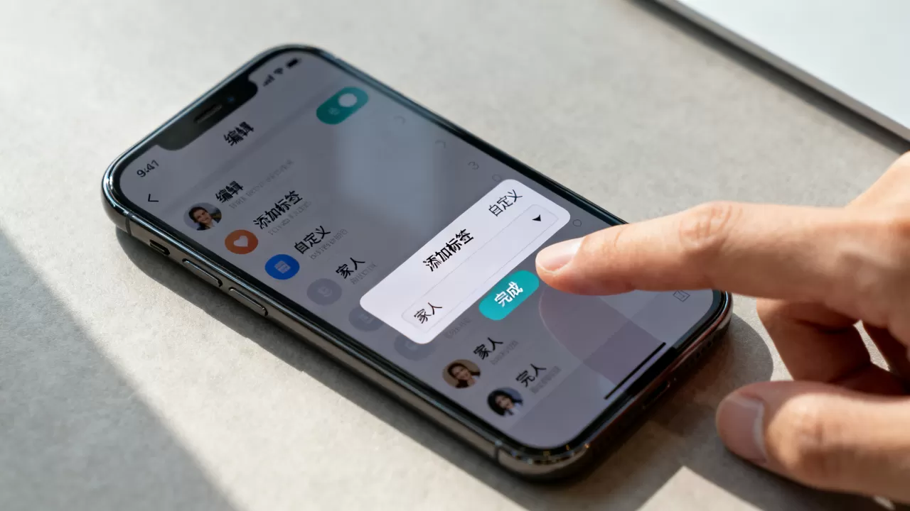 iphone通讯录自定义标签怎么弄，iphone通讯录自定义标签