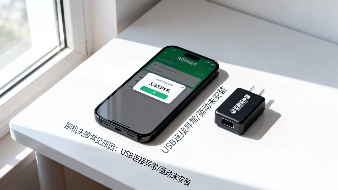 绿豆刷机神器刷机失败怎么办？绿豆刷机助手无法识别手机