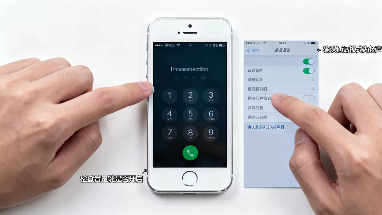 iphone5s听不到对方声音怎么办,iphone5s通话无声 iphone5s听不到对方声音怎么办,iphone5s通话无声