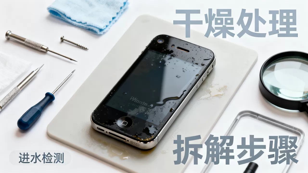 iphone4进水了开不了机怎么办，iPhone进水不开机维修