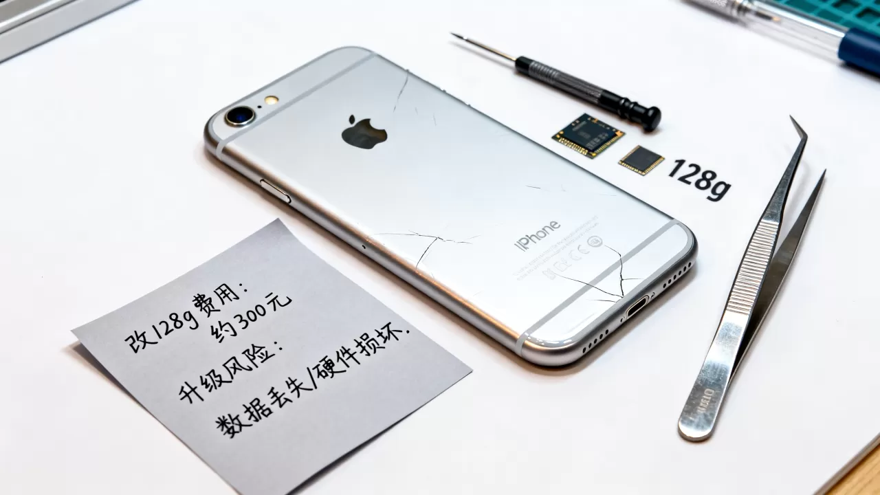 iphone6 16g改128g多少钱,iphone6升级128g有风险吗 iphone6 16g改128g多少钱,iphone6升级128g有风险吗