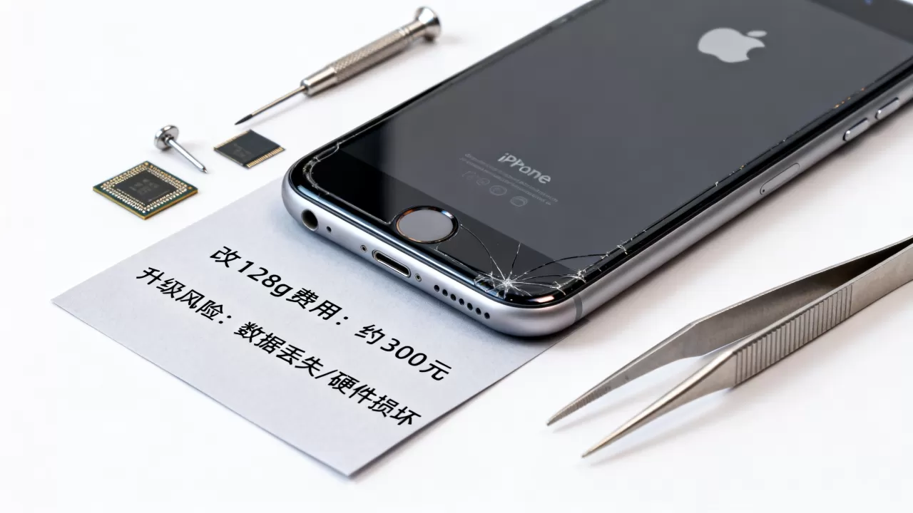 iphone6 16g改128g多少钱,iphone6升级128g有风险吗 iphone6 16g改128g多少钱,iphone6升级128g有风险吗