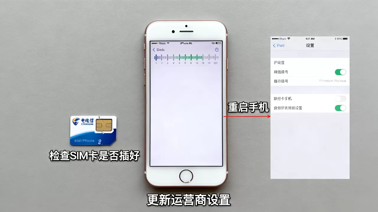 iphone6s电信没信号吗，iphone6s电信卡无信号解决方法