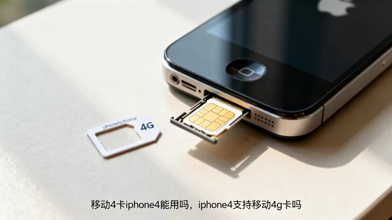 移动4g卡 iphone4能用吗，iphone4支持移动4g卡吗