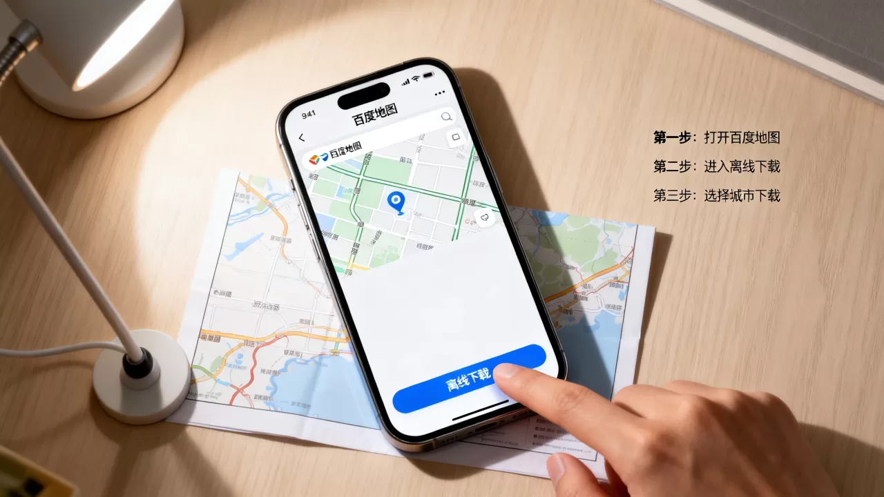 iphone离线地图怎么下载？百度地图iphone离线包下载