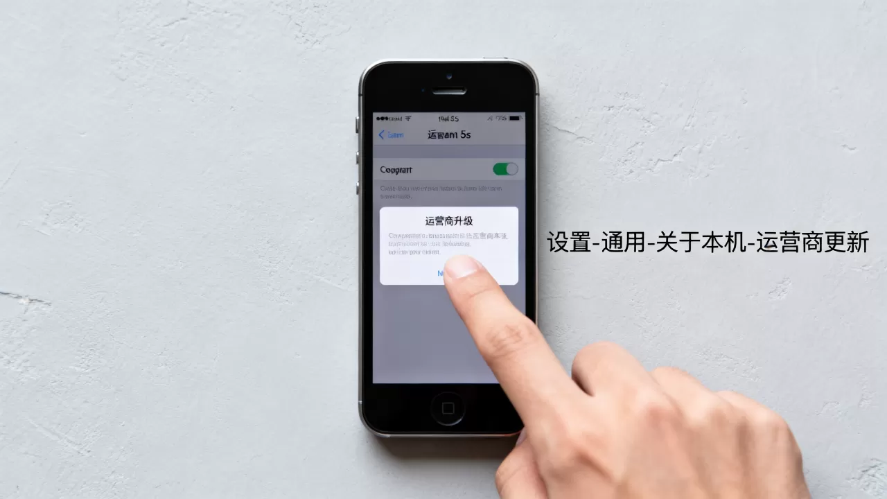 iphone5s运营商升级怎么弄，iphone5s运营商升级