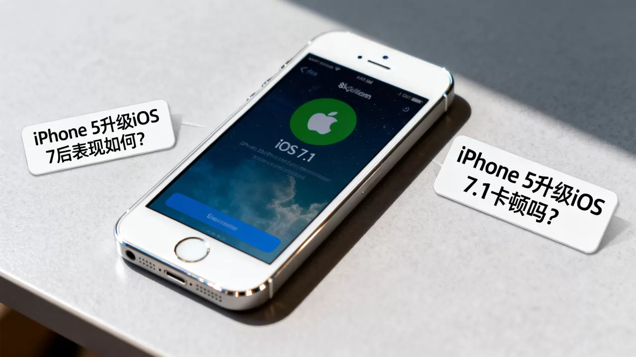 iphone5升级ios7.1卡顿吗，iphone5升级ios7