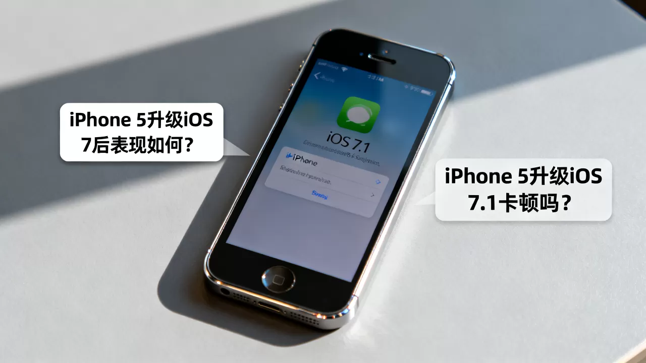 iphone5升级ios7.1卡顿吗，iphone5升级ios7