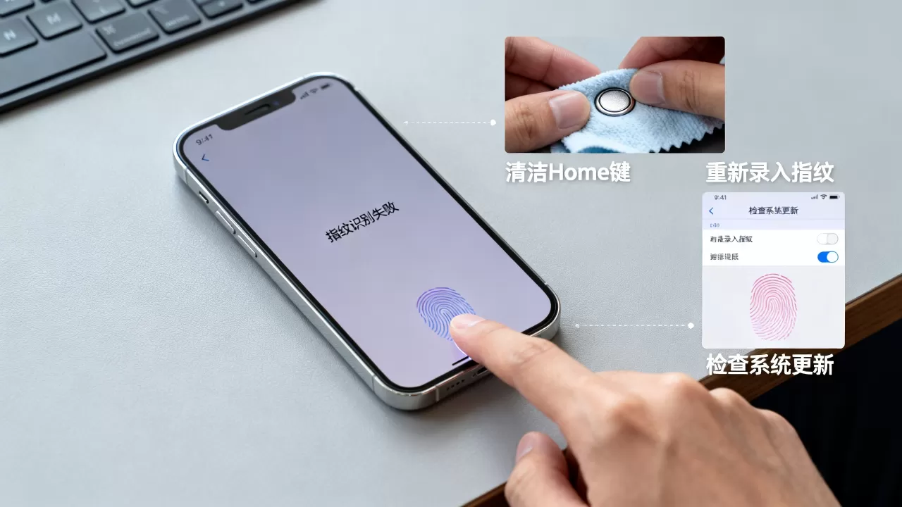 iphone的指纹解锁失灵怎么办,苹果手机指纹识别不灵敏怎么解决 iphone的指纹解锁失灵怎么办,苹果手机指纹识别不灵敏怎么解决