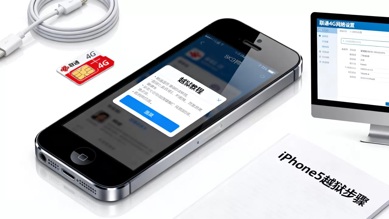 iphone5越狱联通4g能用吗，iphone5越狱教程