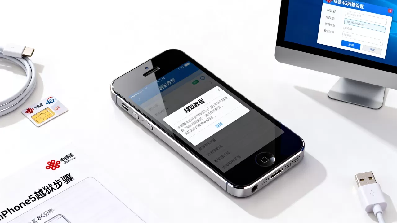 iphone5越狱联通4g能用吗，iphone5越狱教程