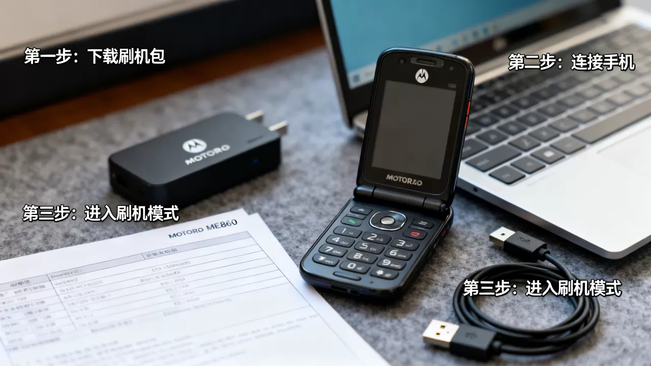摩托罗拉ME860刷机包教程，摩托罗拉ME860刷机包下载