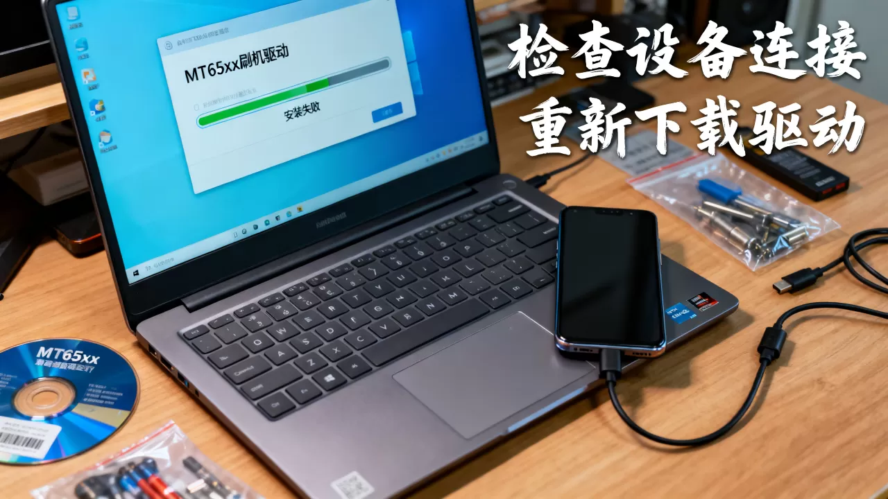 MT65xx刷机驱动自动安装失败怎么办，MT65xx刷机驱动