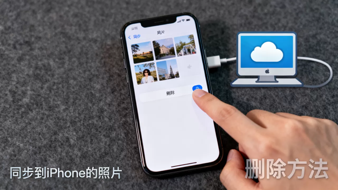 同步到iphone的照片怎么删除，iPhone照片同步删除方法