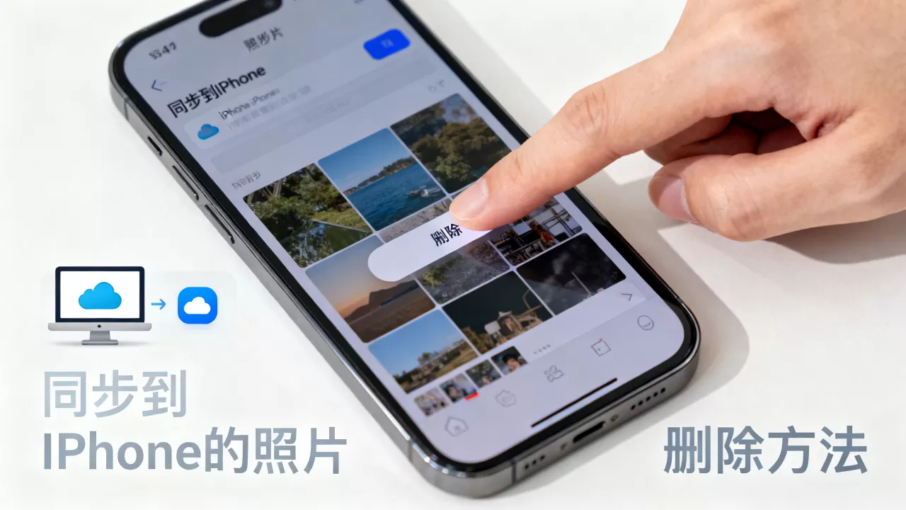 同步到iphone的照片怎么删除，iPhone照片同步删除方法