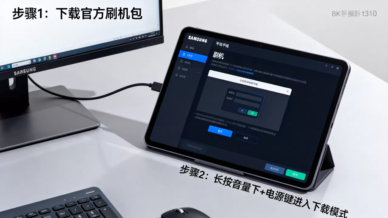 三星平板t310刷机教程，三星t310刷机失败怎么办