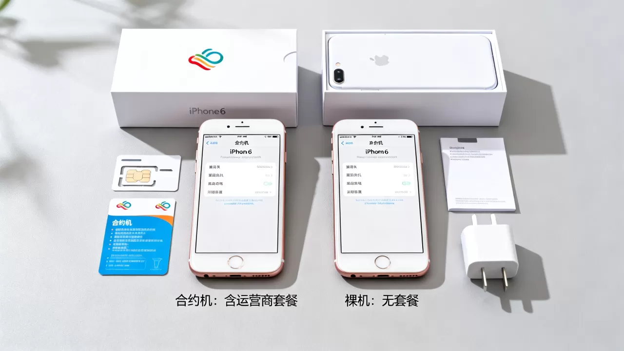 iPhone6合约机和裸机有什么区别，iPhone6合约机和裸机