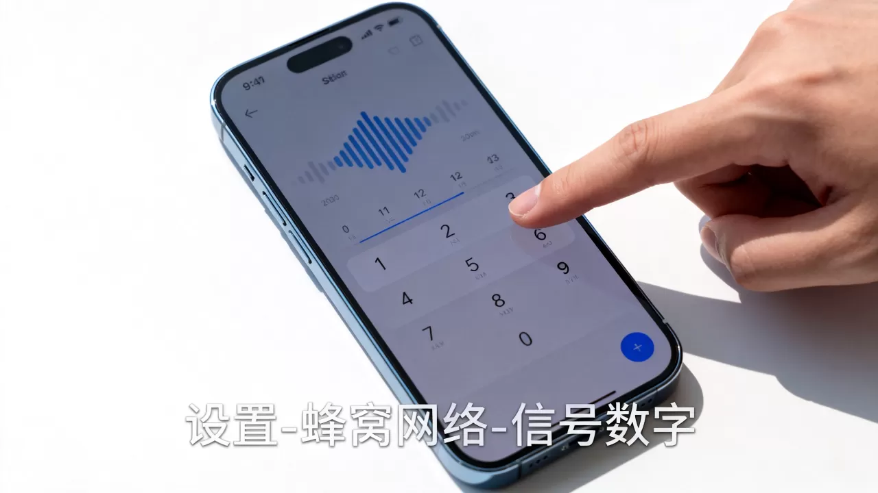 iPhone信号格怎么变数字显示，iPhone信号显示数字
