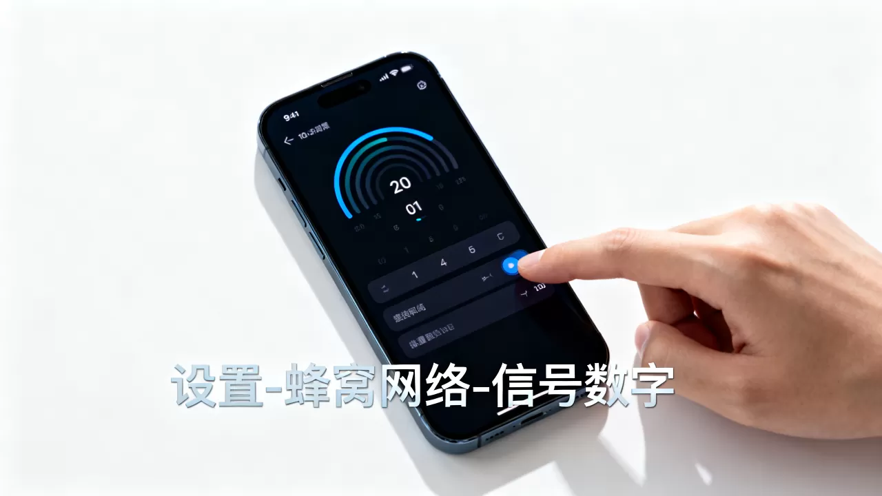 iPhone信号格怎么变数字显示，iPhone信号显示数字